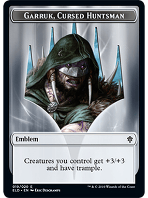 Garruk Emblem - ELD - 019 - T 