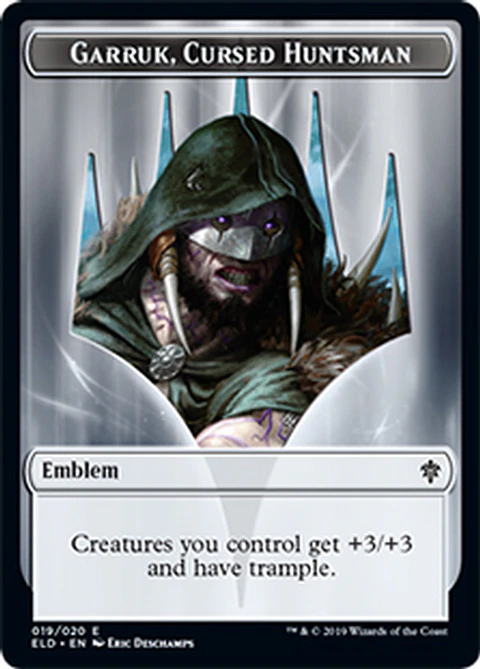 Garruk Emblem - ELD - 019 - T 