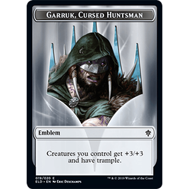 Garruk Emblem - ELD - 019 - T 