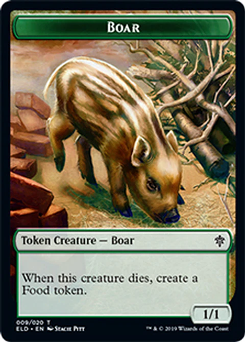 Boar Token - ELD - 009 - T