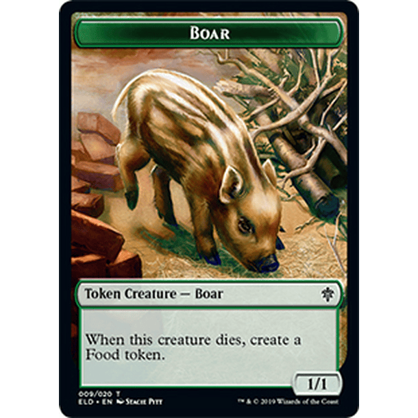 Boar Token - ELD - 009 - T