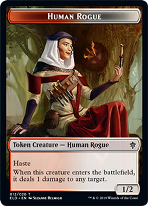 Human Rogue Token - ELD - 012 - T 