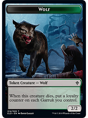 Wolf Token - ELD - 014 - T 