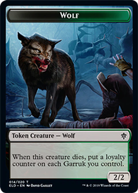 Wolf Token - ELD - 014 - T 