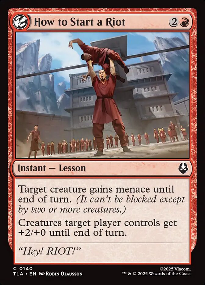 How to Start a Riot - TLA - C 1