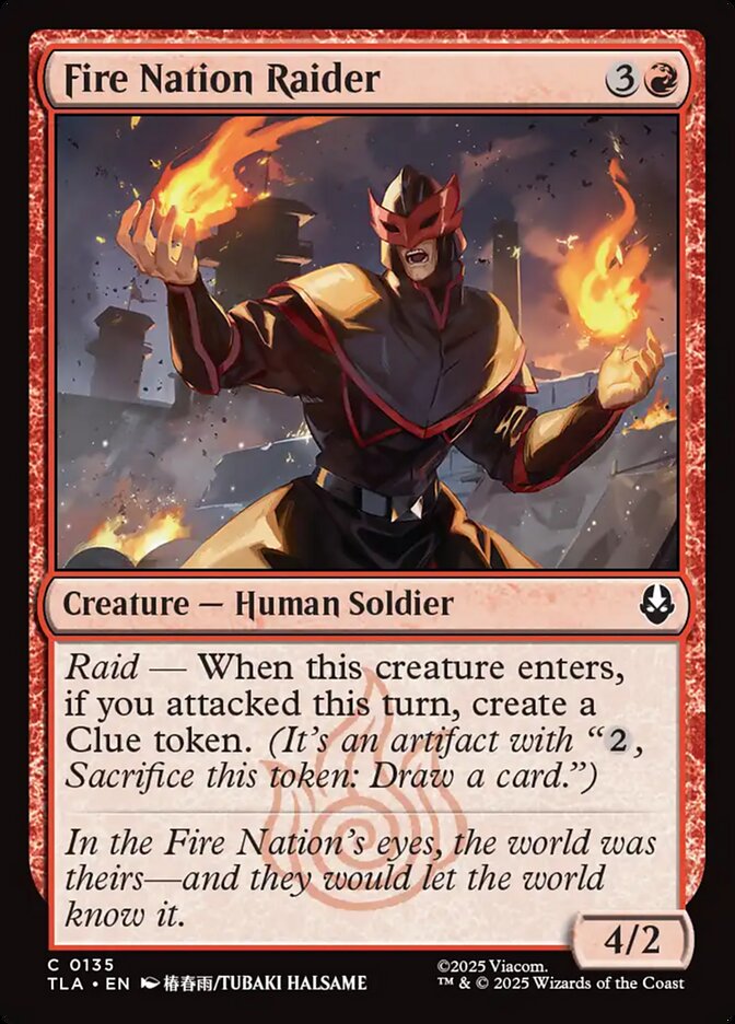 Fire Nation Raider - TLA - C 1