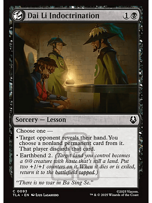 Dai Li Indoctrination - TLA - C