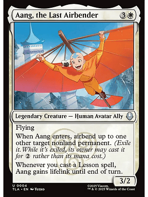 Aang, the Last Airbender - TLA - U