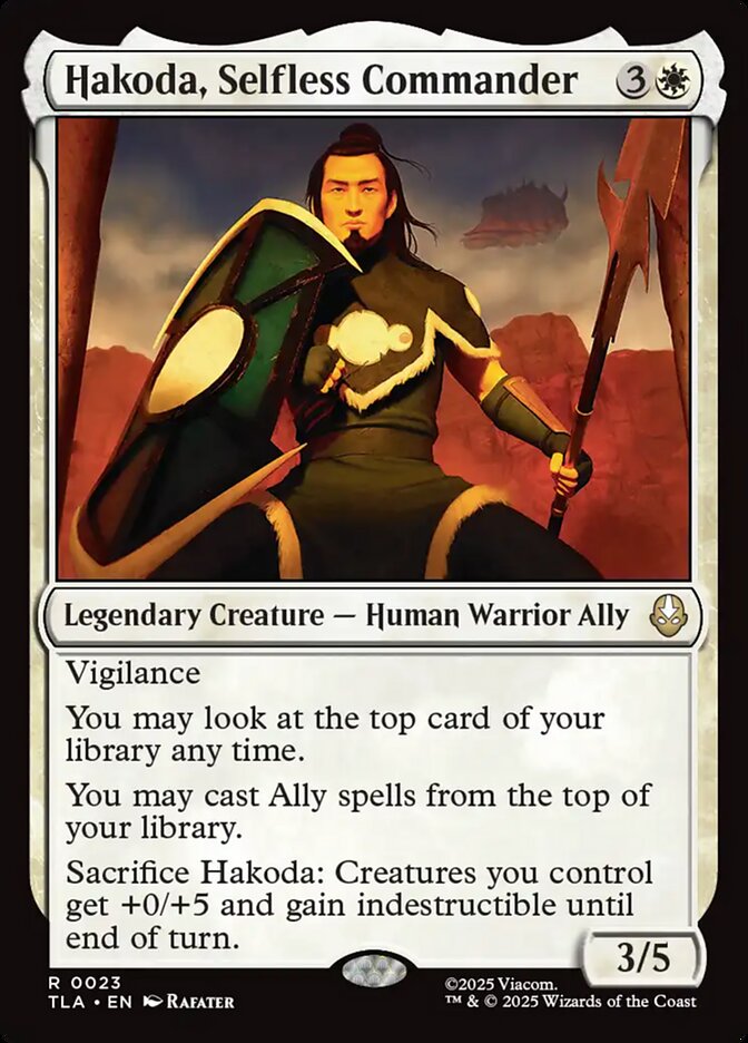 Hakoda, Selfless Commander - TLA - R 1