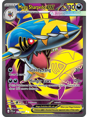 Mega Sharpedo ex - 113/094 - PFL