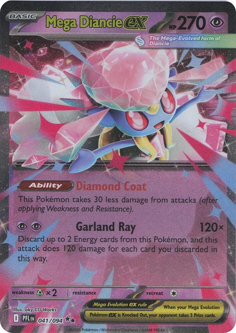 Mega Diancie ex - 041/094 - PFL