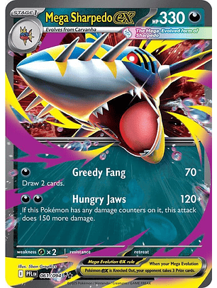 Mega Sharpedo ex - 061/094 - PFL
