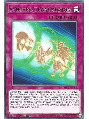 Synchro Transmission - PHRE-EN060 - Rare 