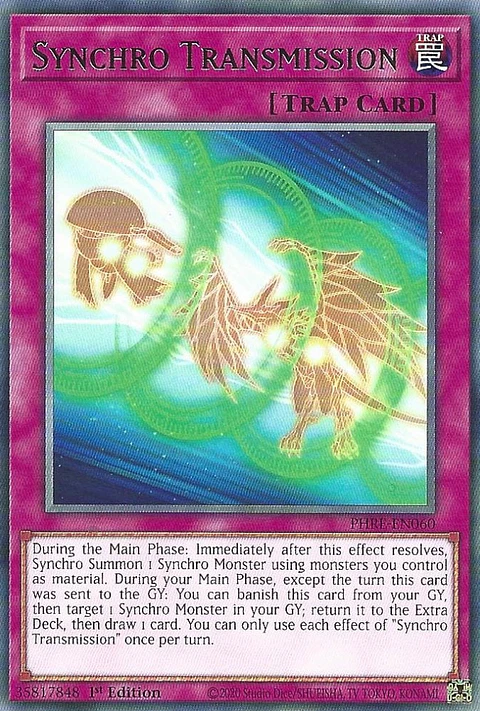 Synchro Transmission - PHRE-EN060 - Rare 