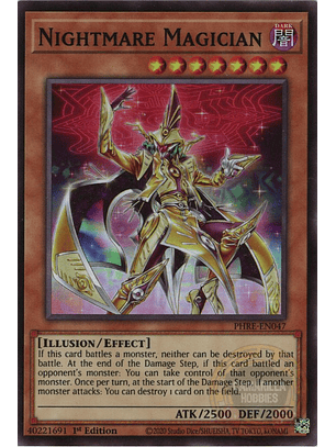 Nightmare Magician - PHRE-EN047 - Super Rare 