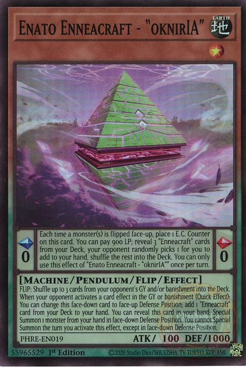 Enato Enneacraft - "oknirIA" - PHRE-EN019 - Super Rare 
