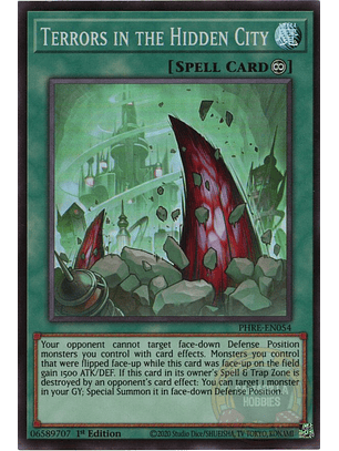 Terrors in the Hidden City - PHRE-EN054 - Super Rare 