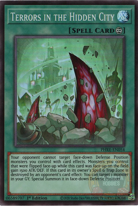 Terrors in the Hidden City - PHRE-EN054 - Super Rare 
