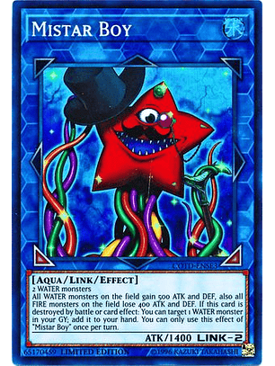 Mistar Boy - COTD-ENSE3 - Super Rare Limited Edition 