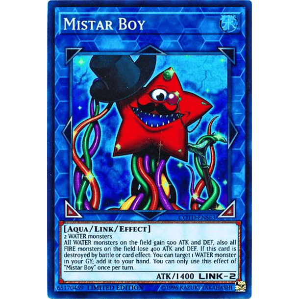 Mistar Boy - COTD-ENSE3 - Super Rare Limited Edition 