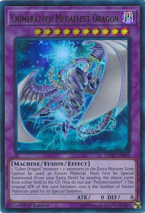 Chimeratech Megafleet Dragon - LEDD-ENB00 - Ultra Rare 