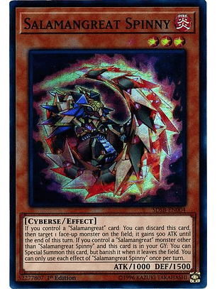 Salamangreat Spinny - SDSB-EN004 - Super Rare  