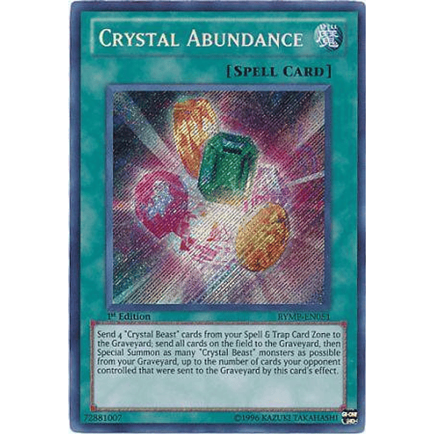 Crystal Abundance - RYMP-EN051 - Secret Rare 