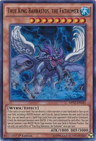 True King Bahrastos, the Fathomer - MP17-EN141 - Ultra Rare 1