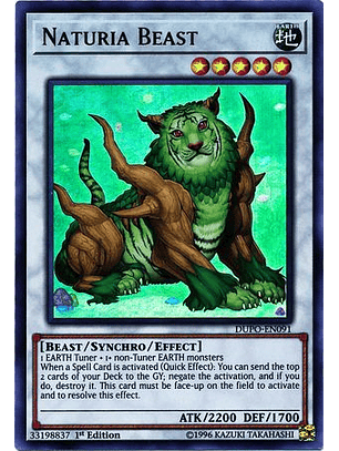 Naturia Beast - DUPO-EN091 - Ultra Rare