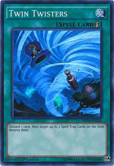Twin Twisters - MP16-EN221 - Super Rare 