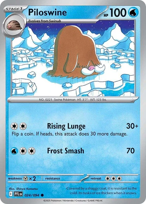 Piloswine - 024/094 - PFL