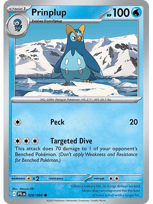 Prinplup - 028/094 - PFL