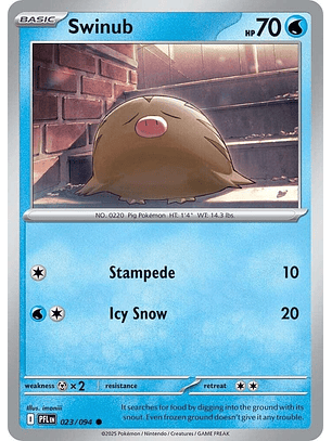 Swinub - 023/094 - PFL