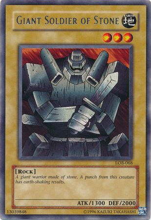 Giant Soldier of Stone - LOB-068 - Rare 1
