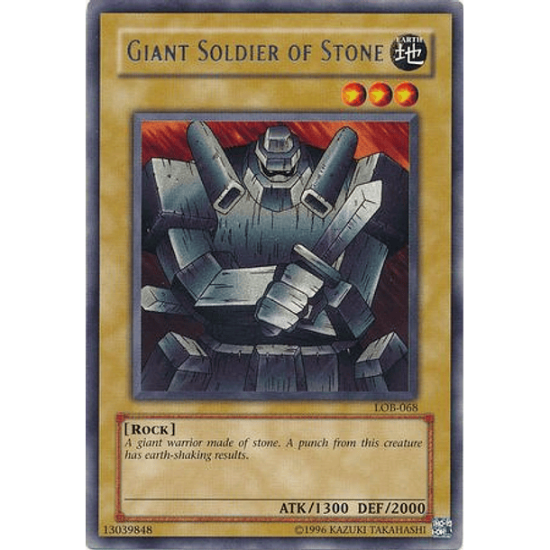 Giant Soldier of Stone - LOB-068 - Rare