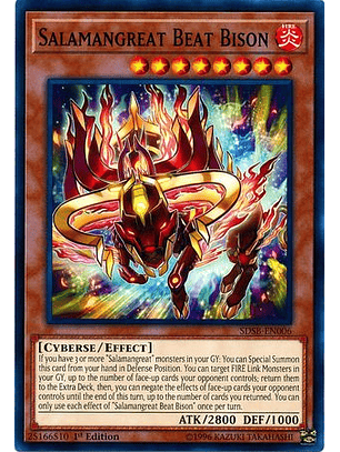 Salamangreat Beat Bison - SDSB-EN006 - Common