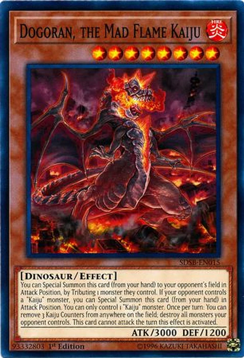 Dogoran, the Mad Flame Kaiju - SDSB-EN015 - Common