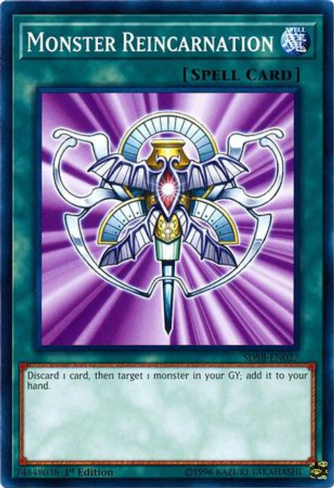 Monster Reincarnation - SDSB-EN027 - Common 