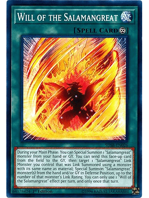 Will of the Salamangreat - SDSB-EN026 - Common