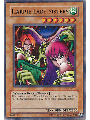 Harpie Lady Sisters - SD8-EN007 - Common