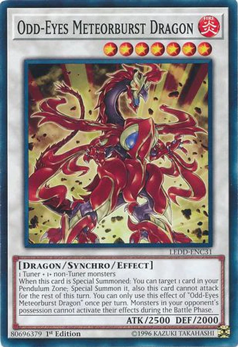 Odd-Eyes Meteorburst Dragon - LEDD-ENC31 - Common
