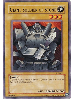 Giant Soldier of Stone - SYE-010 - Common 