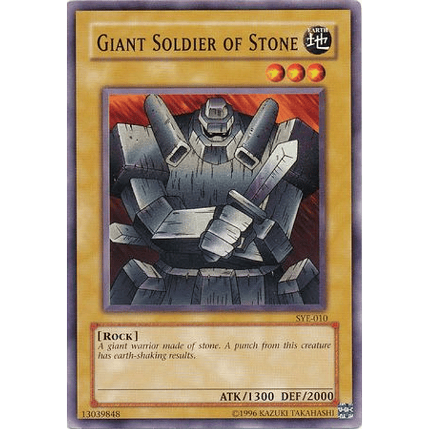 Giant Soldier of Stone - SYE-010 - Common 