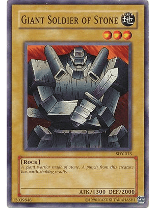 Giant Soldier of Stone - SDY-013 - Common