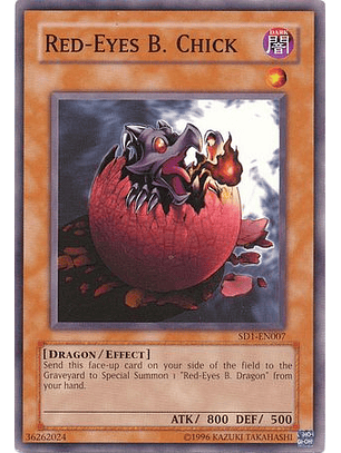 Red-Eyes B. Chick - SD1-EN007 - Common 