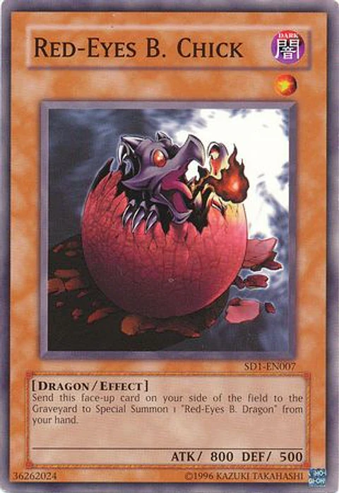 Red-Eyes B. Chick - SD1-EN007 - Common 