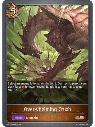 Overwhelming Crush - BP12-068EN - Bronze 