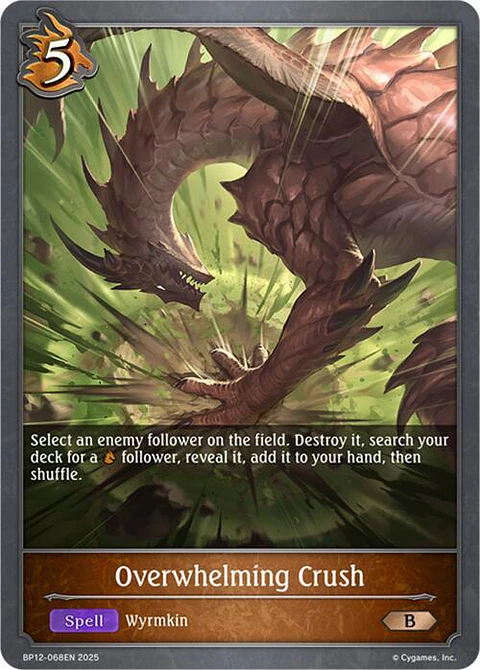 Overwhelming Crush - BP12-068EN - Bronze 