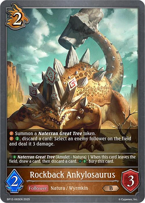 Rockback Ankylosaurus - BP12-065EN - Bronze