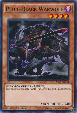 Pitch-Black Warwolf - YS16-EN018 - Common 1